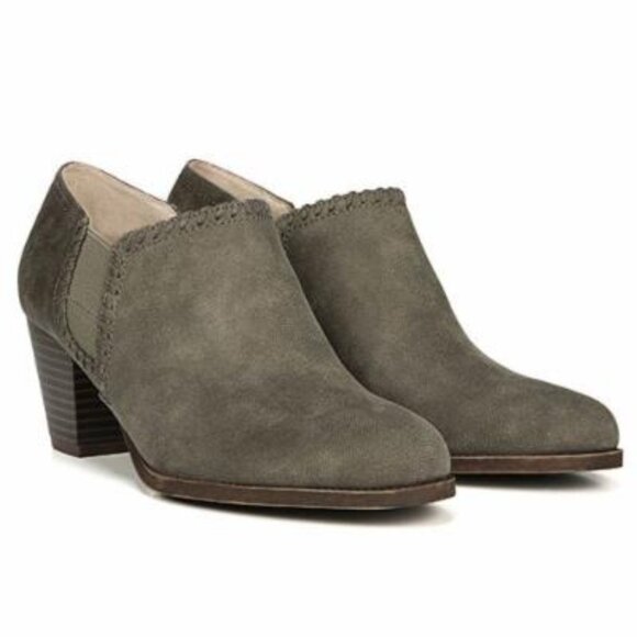 LifeStride Womens Faux Leather Heeled Ankle Boots - Picture 2 of 2